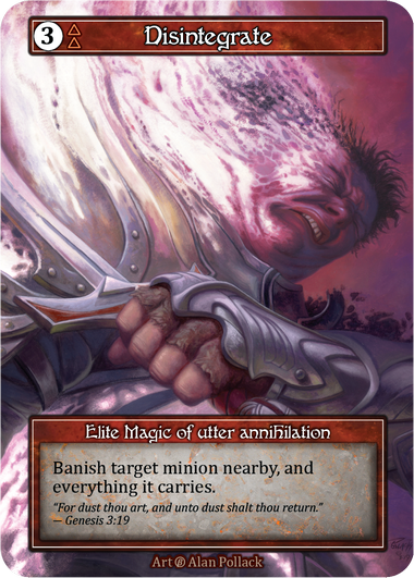 Disintegrate (Foil) – Beta