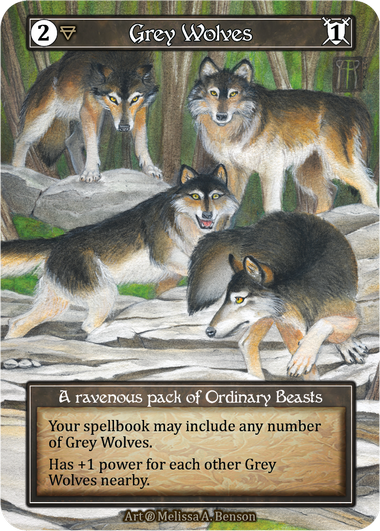 Grey Wolves (Foil) – Beta