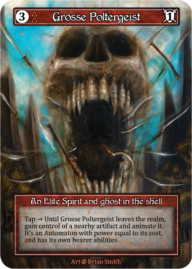 Grösse Poltergeist (Foil) – Beta