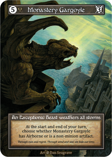 Monastery Gargoyle (Foil) – Beta