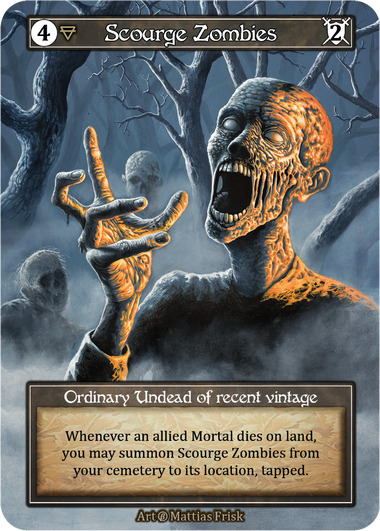 Scourge Zombies (Foil) – Beta