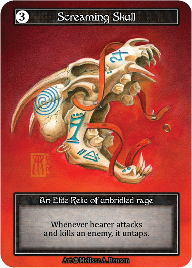 Screaming Skull (Foil) – Beta