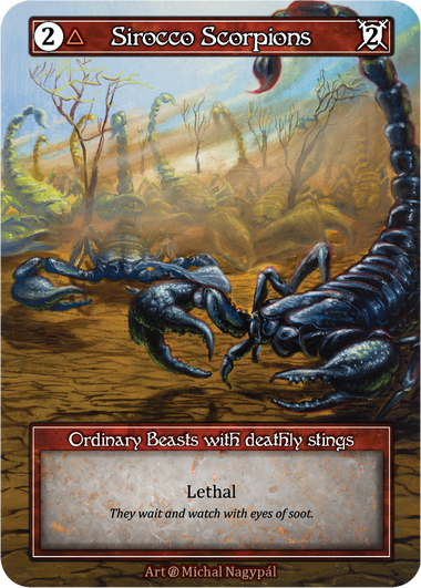 Sirocco Scorpions (Foil) – Beta