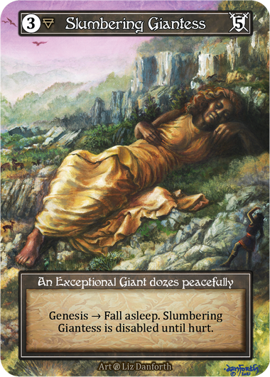 Slumbering Giantess (Foil) – Beta