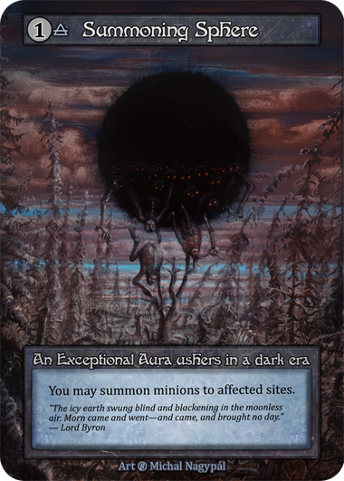 Summoning Sphere – Beta