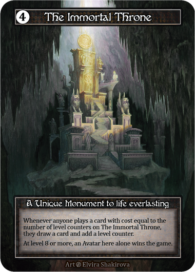 The Immortal Throne (Foil) – Beta