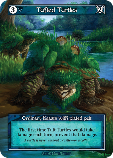 Tufted Turtles (Foil) – Beta