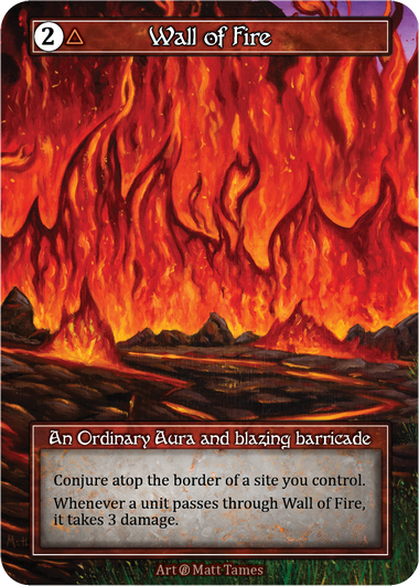 Wall of Fire (Foil) – Beta