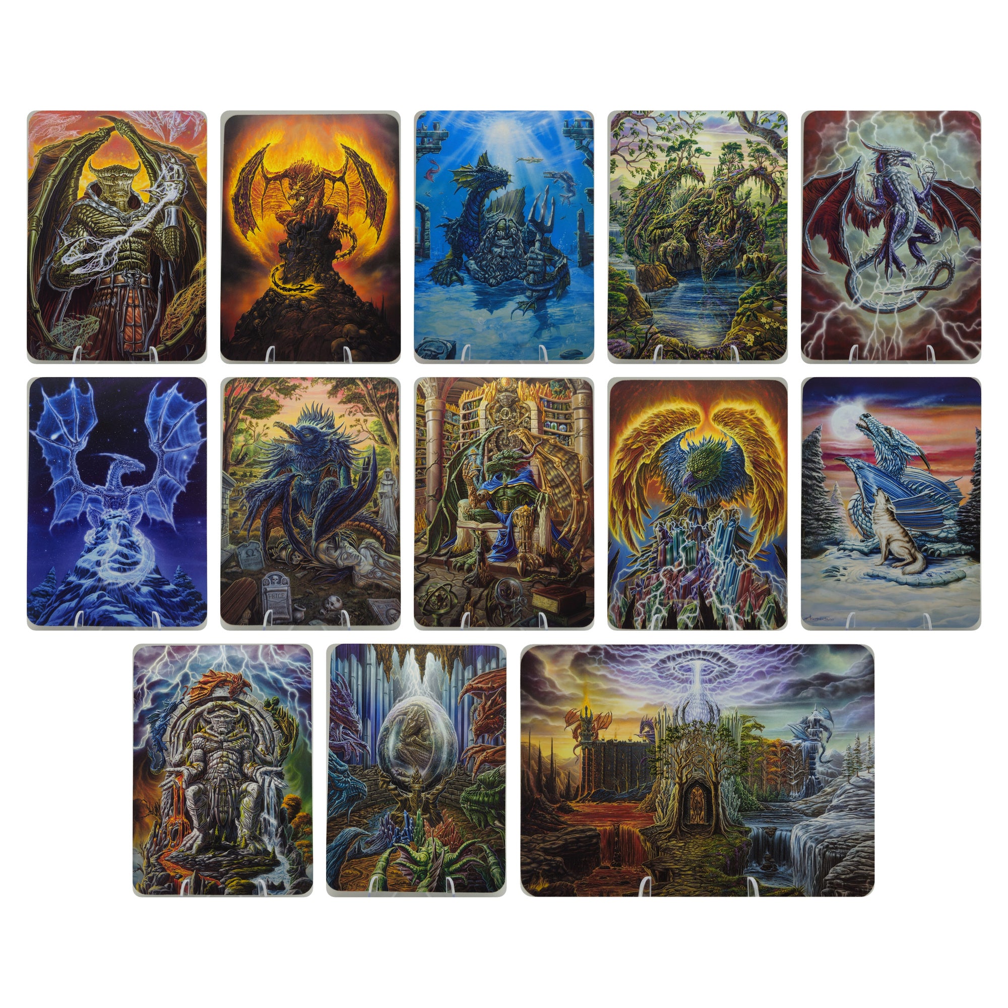DRAGONLORD Full Foil Set - ALL 13 FOIL CARDS - Sorcery Contested Realm Ed Beard Jr