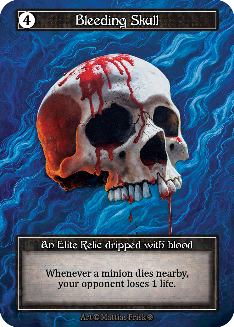 Bleeding Skull / Foil