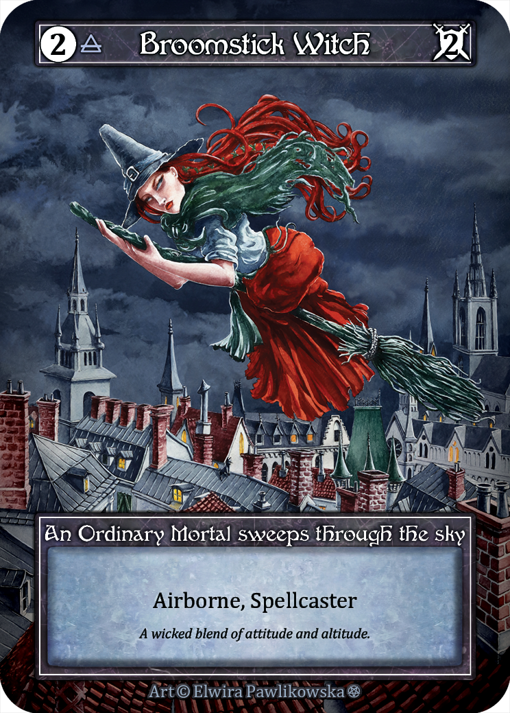 Broomstick Witch / Foil