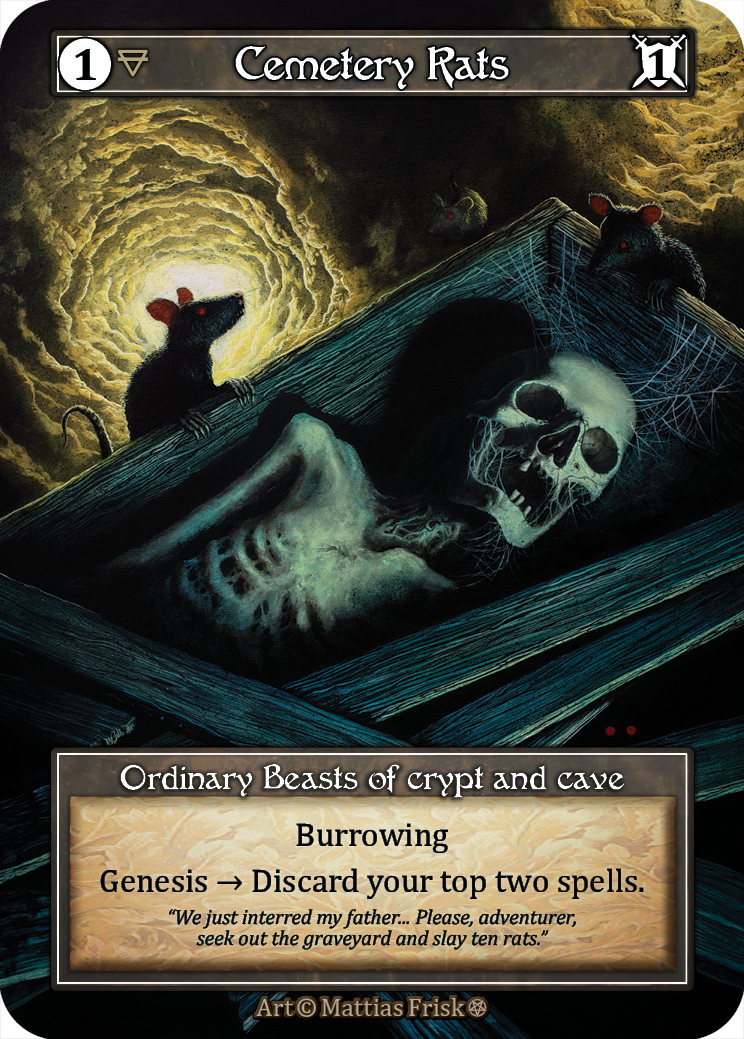 Cemetery Rats (Foil) – Gothic