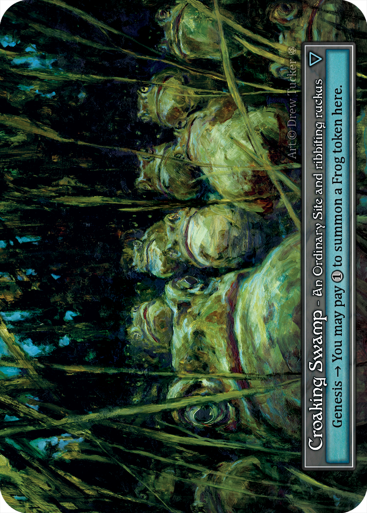 Croaking Swamp (Foil) – Gothic