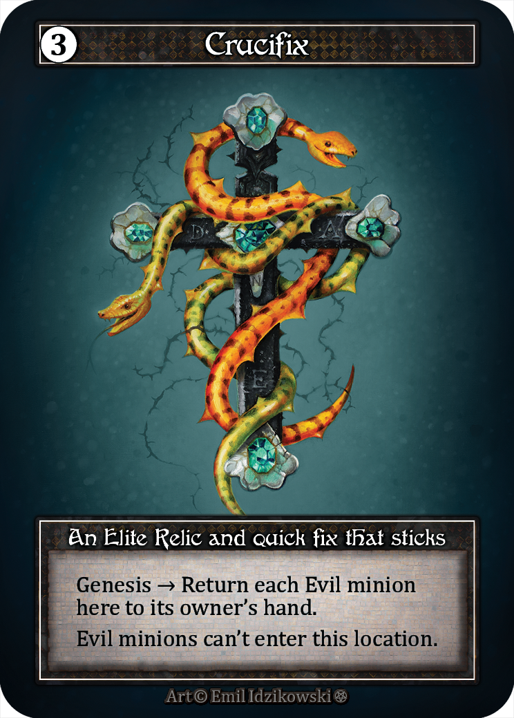 Crucifix (Foil) – Gothic