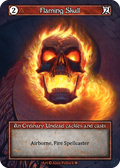 Flaming Skull / Foil