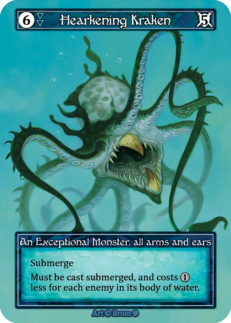 Hearkening Kraken / Foil