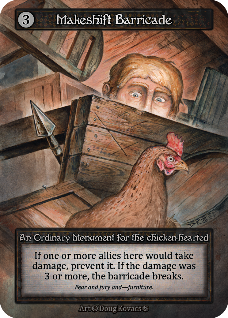 Makeshift Barricade – Gothic