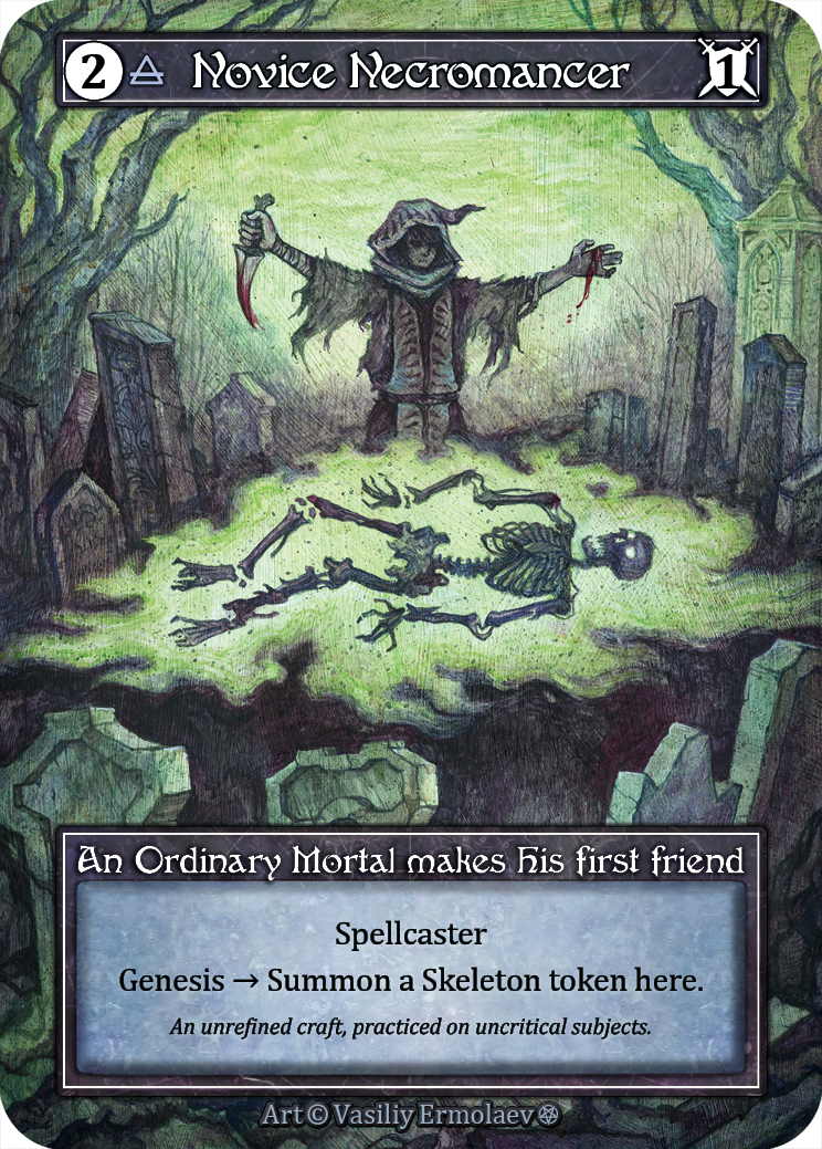 Novice Necromancer (Foil) – Gothic