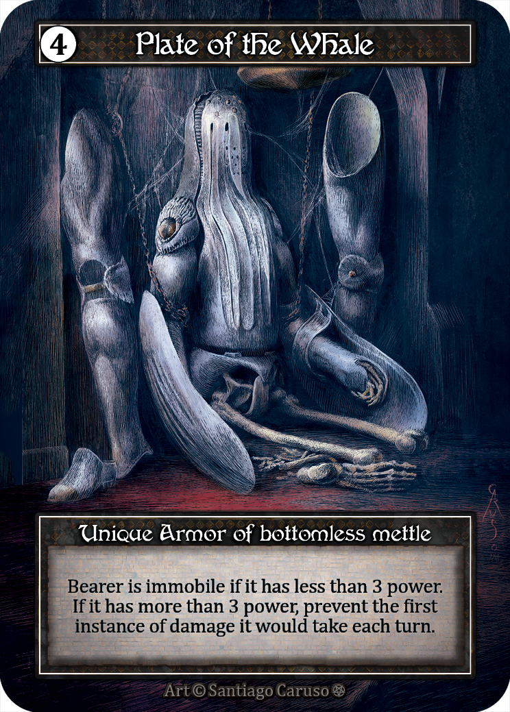 Plate of the Whale (Foil) – Gothic