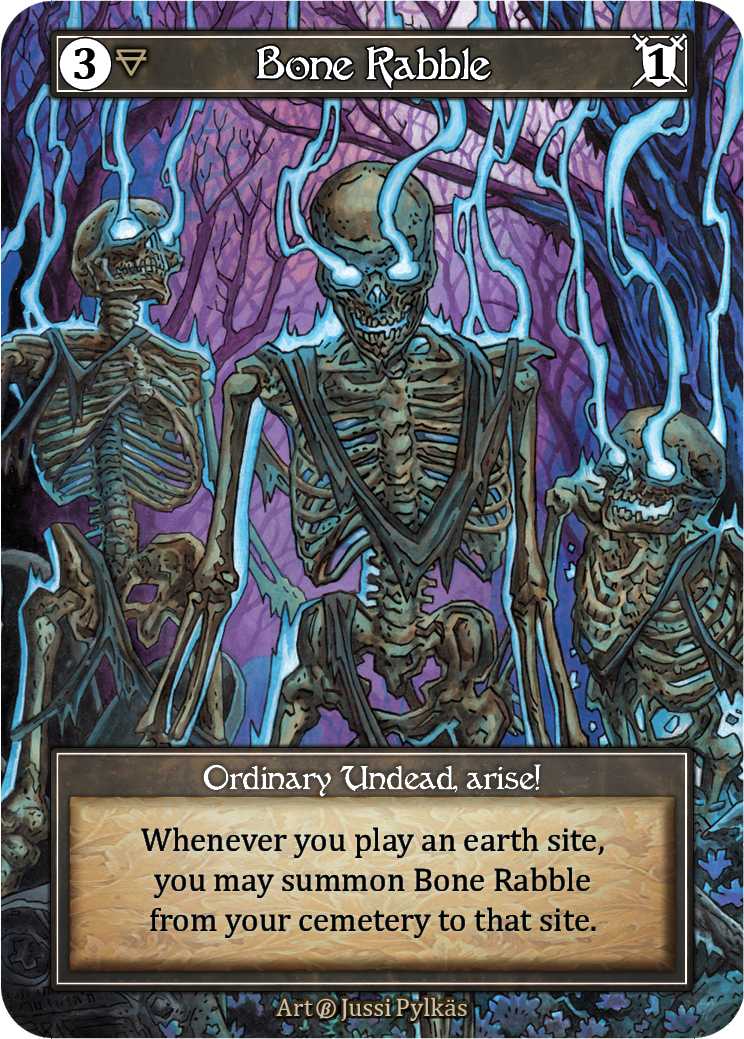 Bone Rabble (Store Alternate Art Promo) (Foil) – Beta