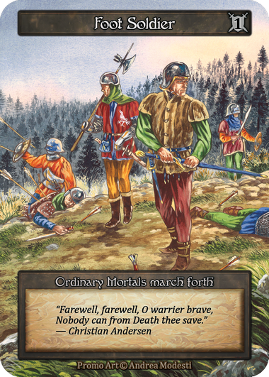 Foot Soldier (Forest) - Dust Reward Promos - Near Mint Ordinary