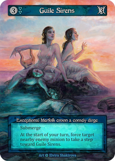 Guile Sirens (Pledge Pack) - Alpha - Near Mint Exceptional