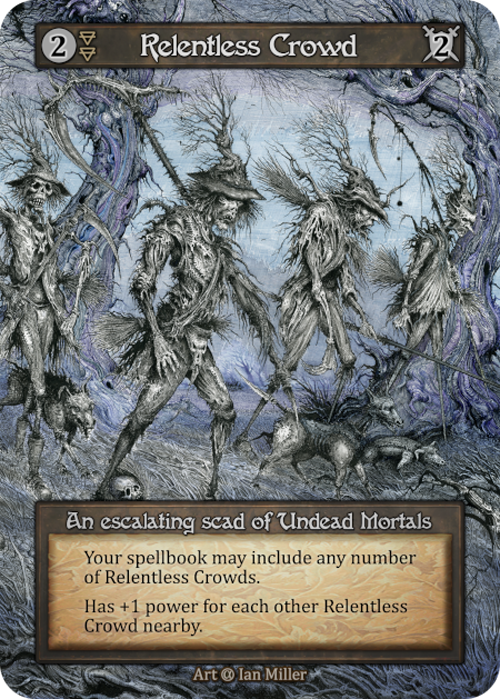 Relentless Crowd (Promo) - Alpha - Near Mint Ordinary