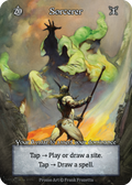 Sorcerer (Store Alternate Art Promo) (Foil) – Arthurian Legends Promo