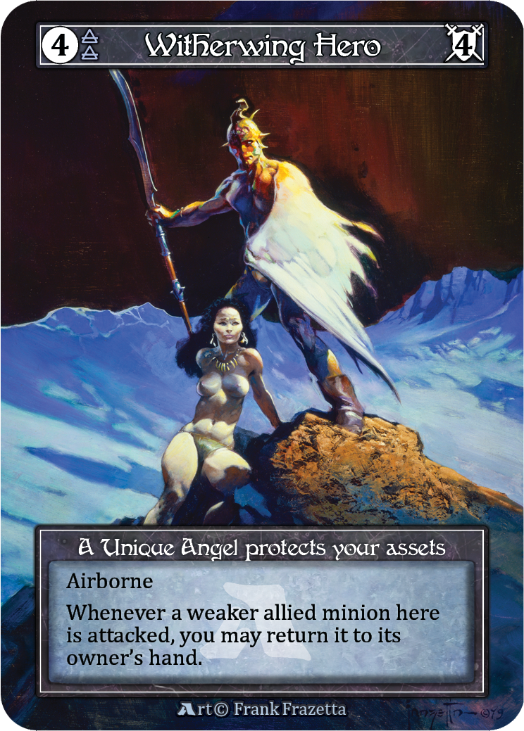 Witherwing Hero (Alpha Investments Promo) (Foil) – Beta